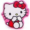 Toyland® 34 cm (13") Cuscino di peluche - Super morbido, decorativo, carino, cuscino da coccolare a forma di cartone animato per bambini - Accessorio per camera da letto, divano (Hello Kitty)