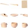 Generico Strumento per contenitori sensoriali in Legno - Strumenti per contenitori sensoriali | Set di 8 pinze per Palette in Legno per Bambini Toys | Giocattolo per l'apprendimento delle abilità mo