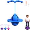 Aubzy Pallone Saltellante per Bambini & Adulti, Pogo Pallone con Maniglia & Pompa, Antiscivolo Pallone Equilibrio Interno Esterno, Sport Gioco Fitness Allenamento Salto, Portata 300kg (blu)