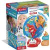 Clementoni - Educazione: Il mio primo globo terrestre interattivo- Gioco educativo per bambini - 6 continenti da incasso + 14 animali + 1 planisfero - Gioco cooperativo divertente - dai 3 anni - 52684