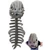 Bizhubmat Cappello Da Scheletro Di Dinosauro - Set di costumi realistici da scheletro di dinosauro, Accessorio Per Vestire Feste Con Animali, Giocattolo Creativo Per Giochi Di Ruolo, Morbido Berretto Da Dinosau