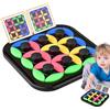 Generico Rotating Leaves Chess, Interactive Game, Children Puzzle Game, Fun Learning Game, Rotating Puzzle, 22.8x22.8x2.5 cm, Early Learning Interactive Game Leaves Rotating Puzzle for Children