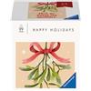 Ravensburger Puzzle 17358 - Happy Holidays - Meet me under the mistletoe - 99 pezzi Puzzle Momento Natale puzzle piccolo puzzle