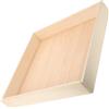 GALPADA Sabbiere per Ragazzo Ragazza da Esterno, Vassoio di Sabbia in Legno Beige | Giocattolo per Sabbia, Contenitori Giochi Sabbiera, Uso Indoor e Aree Gioco, 40x40x6cm