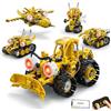 AoreSpty Robot Telecomandato 5-in-1 673 Pezzi Servomotore LED - App RC Batteria Ricaricabile | Kit Robotica STEM Regalo Bambino 8-14 Anni Battaglia Robot
