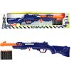 Toi-Toys - Fucile di caccia militare con 6 frecce di recinzione, 29 cm, colore: Blu/Arancione