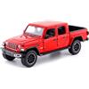 Cochesdemetal 2020 Jeep Gladiator Overland Hard Top Pickup Rojo 1:27 Motor Max 79365