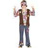 FIESTAS GUIRCA Costume Hippie Margherite per Bambino