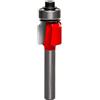 Freud Punta arrotondata con rivestimento Perma-Shield e design Quadra-Cut per una finitura impeccabile, 2 frese, diametro gambo 1/4, raggio 1/16, lunghezza 2-3/16, 34-100