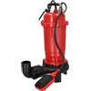 DEDRA Pompa per acque reflue con smerigliatrice, pompa per acque cariche GARDEN robusta 900 W, filtro in cotone + sacchetto, turbina da 16 pollici per un flusso di 2000 l/min, peso 19 kg