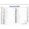 calendari.it Calendario 2026 OLANDESE da muro 3 mesi ORIZZONTALE A3-42X30 CM