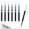 SMOOTHERPRO Penne Nero a Gel Punta Fine Scrittura Fluida 0,5 mm 6 Pz | Asciugatura Rapida, Tratto Preciso, per Disegno, Cancelleria, Casa, Scuola, Ufficio