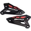 MotHeart Protezione tallone pedale posteriore moto per Z900 2017-2024 Z900SE 2022-2024 Robusta piastra di protezione z900 z900se Accessori (Rosso)
