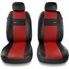 Mossa Coprisedili compatibili con Fiat Panda II III Hatchback 2003-. 2XL-RD