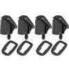 A ABSOPRO Parabrezza Lavatrice Ugello Adatto per Ford No.BM5117666AB - 4pz Nero