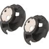 NIYANGLE 2 Pezzi Porta-spola Accessori Cucito per Macchina da Cucire in Plastica Resistente, Custodia Bobina Compatibile per Ricambio Fai-da-Te per Domestico e Professionale