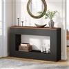 Tribesigns Tavolo Consolle Moderno 140x30x85 cm Tavolo Ingresso Sottile Nero