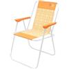 SUNNY STAR SEDIA BASSA ARIES IN ACCIAIO 53x43x36cm ARANCIONE