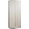 MONDO VIRO Mobile in legno armadio 2 ante 3 ripiani regolabili Matilde cm 62x34 147h (Eucalipto/Eucalipto)