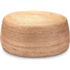 Decorasian Pouf - Poggiapiedi in iuta intrecciata, 60 x 25 cm