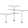 Generico Scaffale da Cucina Angolare a 3 Livelli Vetro temperato,Cucina e Pranzo,Strumenti e Utensili Cucina,Armadi da Cucina,Portaspezie-249502