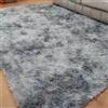 KOUDU Tappeto Salotto Morbido 280 x 280 cm Tappeto Colorato Salotto Moderno Ad Alta Resistenza per Cameretta, Soggiorno, Sala, Scendiletto, Grigio Chiaro
