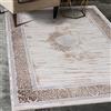 Mazovia Tappeto Salotto Vintage Orientale Pelo Corto - Classico Tappeti Soggiorno Originali - Tappeti Camera da Letto - Tappeto con Frange - Tappeti Salotto Beige 200x300cm