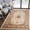 Mazovia Tappeto Salotto Moderno Pelo Corto - Tappeti Moderni Soggiorno - Tappeti Camera da Letto - Tappeti Salotto Grandi Dimesnioni - Motivo Orientale Ornamenti Tradizionali - Beige - 200x300 cm