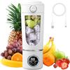 Calenxy Piccolo frullatore portatile, 700 ml, mini frullatore portatile con 12 lame in acciaio inox e display digitale, piccolo spremiagrumi ricaricabile USB per frullati - per viaggi, ufficio, sport