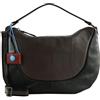 Gabs Borsa a spalla Marty L Multi Bull Black Quercia Nero Zinco
