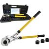 Generico Pinza Crimpatrice Idraulica Manuale, Set con Matrici 16-32mm per Tubi Multistrato, Valigetta Inclusa