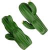 Alipis Ganci da Parete Decorativi a Forma di Cactus 2 Pezzi in Resina Verde, Appendiabiti senza Chiodi per Organizzare Casa e Camera da Letto