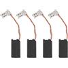 Create idea 2 Paia Di Spazzole Per Motore In Carbonio Compatibili Con Baier 45872 6,3x10x20mm