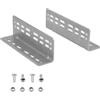 SOTECH Set di angolari KW-200-H76-L184 Acciaio zincato 184 x 60 x 42 mm Angolo di montaggio per cassetti per carichi pesanti da 200 kg KV2-200-H76-LC di Sotech