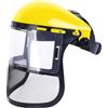Generico Visiera Di Sicurezza - Protezione Per La Prevenzione Degli Infortuni, Protezione Per Le Orecchie E Visiera In Rete D'acciaio DPI Combinati | Cappello DiProtezione Leggero Trasparente Resistente Alla