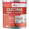 ARCANE INDUSTRIES Pittura cucina lavabile, parete e soffitto: ARCADECO - 1216-2,5 L Blu Pastello - RAL 5024 - ARCANE INDUSTRIES