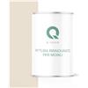 Q-COVER Vernice per mobili lucida, colore: Bianco crema RAL 9001, 1 L, colore legno per interni | coprente, a base d'acqua, antigraffio, per cucine, armadi, tavoli, giardino