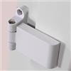DAZZLEEX Cerniera per porta e finestra, a tre fori, regolabile, in acciaio e plastica, resistente, con 7 viti