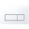Geberit Delta 50 - Piastra meccanica, 24,6 x 4,6 x 164 cm, colore: Bianco alpino
