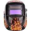 Estink Casco da Saldatura Autoscurante Solare per TIG MIG ARC | Protettiva, con batteria al litio e fascia regolabile, lente con protezione UV/IR, per officina e carpenteria