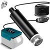 TPDL Pompa per bagno/acqua, compatibile con batteria Makita da 18 V, pompa di trasferimento da 120 W, 12 V, con cavo da 5 m, pompa di aspirazione per olio, pompa sommergibile per Gardena, piscina da