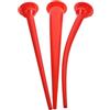 KONTONTY Caulking Tool Ugelli per Calafataggio Riutilizzabile in Gomma Rossa, 3 Pezzi, Punta Extra Fine e Struttura Allungata per Applicazione Precisa