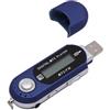 Sxhlseller Lettore MP3 USB, Lettore Musicale Digitale con Display LCD, Supporta i Formati MP3 e WMA, Musicale USB con Scheda TF Fino a 32 GB, Spegnimento Automatico, Batterie AA, (BLUE)