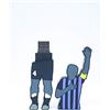 Shop and Solve FOOTBALL USB - Chiavetta USB Drive 3.0 con forma di Capitan Zanetti maglia neroazzurra da 32 GB unità di memoria flash Penna Disk Pen Drive alta velocità idea regalo per tifosi