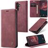 Sojlecyu Cover per Samsung Galaxy A54 5G a Libro Portafoglio, Vino Rosso | Custodia con 2 slot carte e scomparto banconote, chiusura magnetica, funzione supporto e TPU antiurto - Custodia a libretto