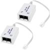 Create idea 2 Pezzi ADSL Filter Splitter Adatto Per Linea Telefonica 1 A 2 RJ11 6P4C 6P2C Maschio A Doppia Femmina Adattatore Convertitore Modem Telefonico