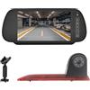 CGBWMB Telecamera Parcheggio Per Ford Per Transit Per Custom 2012 2013 2014 2015 Telecamera Per Retromarcia Con Monitor 7 Pollici Per Specchietto Retrovisore Retrocamera Auto