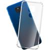 mtb more energy® Custodia Crystal Armor per Motorola Moto E7 Plus, E7+ (XT2081, 6.5'') - Hard PC Back & Soft Silikon Bumper - Angoli rinforzati - Trasparente - TPU PC Case Cover