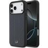CG MOBILE Mercedes - Cover in pelle con foglie di alloro, compatibile con MagSafe per iPhone 17 Pro Max (blu)