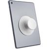 ENCASED Impugnatura pieghevole per Kindle, iPad e tablet - Supporto dito in silicone confortevole per eReader, maniglia adesiva richiudibile compatibile con cover (crema vaniglia)